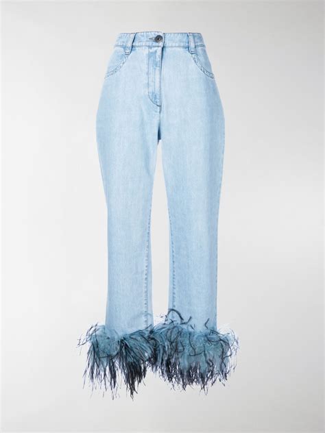 prada jeans piume|Five.